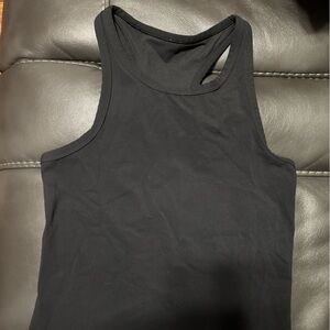 Black Sleeveless Tank Top